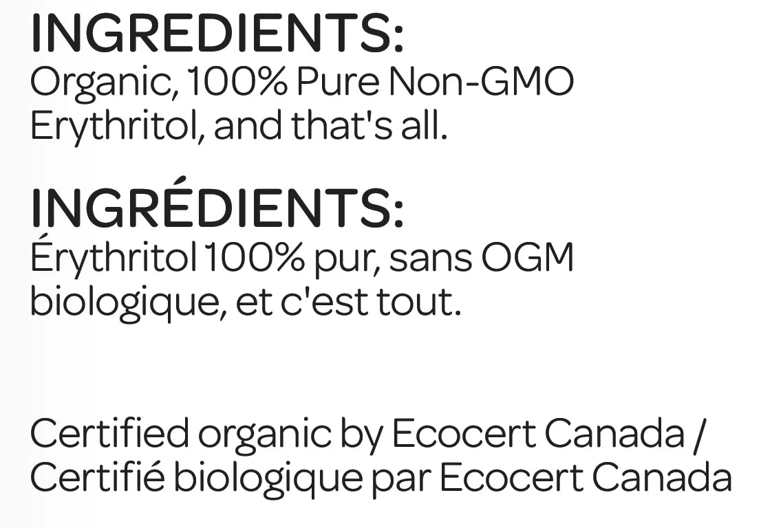 CRAVE STEVIA   Erythritol 400g