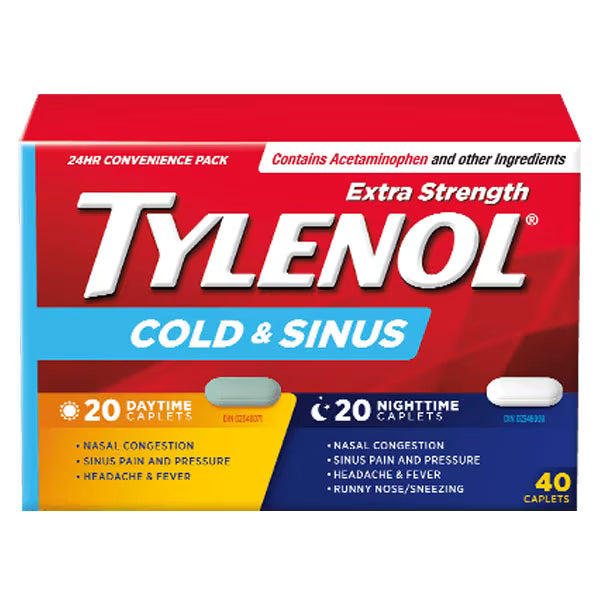 TYLENOL COLD&SINUS TB 40+10 BONUS TABLET