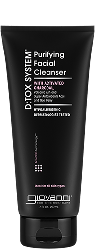 GIOVANNI      PURIFYING FACIAL CLEANSER   WITH ACTIVAED CHARCOAL    207ML