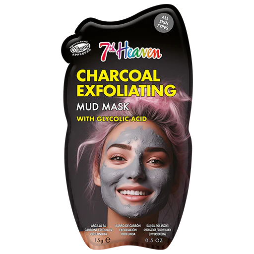7TH HEAVEN MASK CHARCOAL MUD W/GLYCOLIC ACID 15G