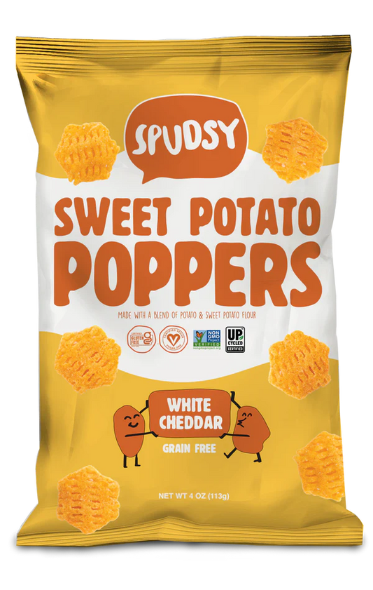 LEFT COAST   Sweet Potato Popper - White Cheddar   113g