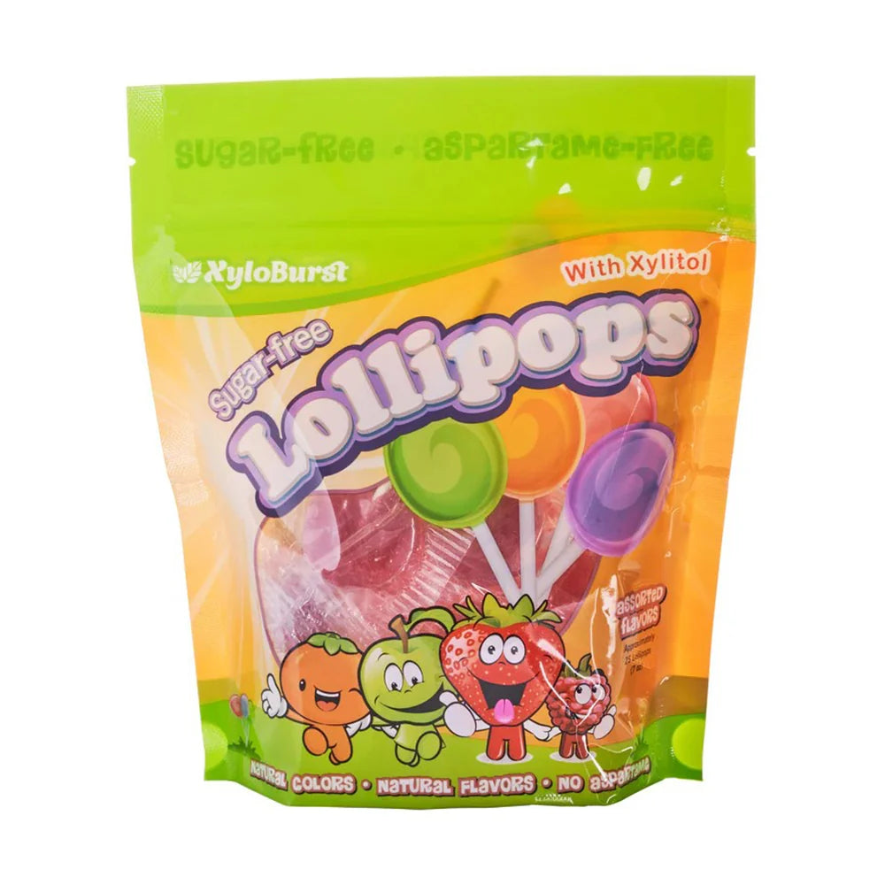 FOCUS NUTRITION - XYLOBURST LOLLIPOPS, 25ct BAG 7oz