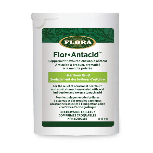 Flora   Flor·Antacid® - Peppermint flavoured chewable 30 tabs