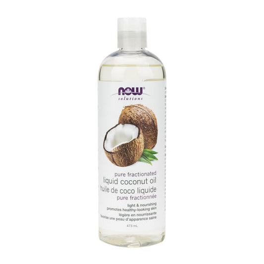 NOW    Fractionated Liquid Coconut Oil 473mL