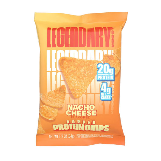 Legendary Foods Protein Chips Nacho Cheese 34 g - Case of 7