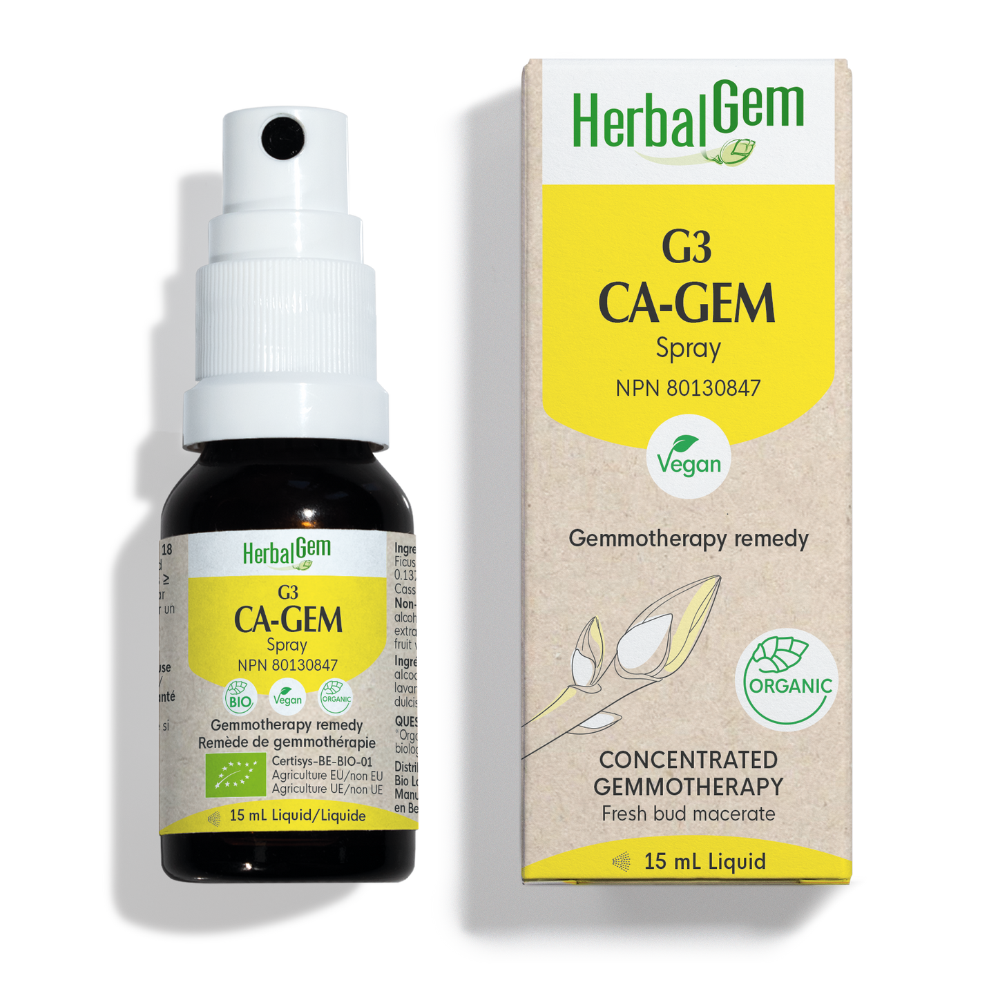 HerbalGem - G3 CA-GEM spray - 15 ml