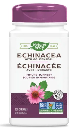 Nature's Way - Echinacea-Goldenseal - 100 Veg Caps