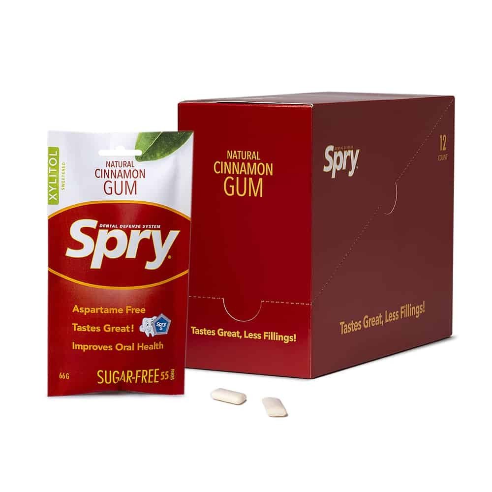 SPRY   SPRY 55ct GUM BAG, CINNAMON 12 PK