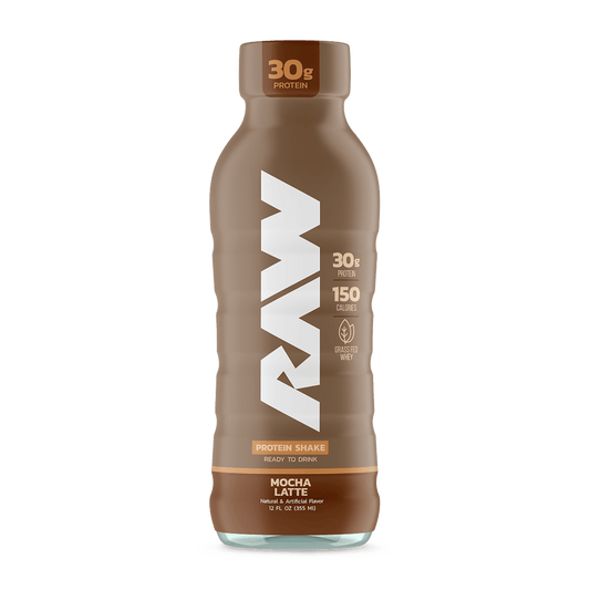 Raw Protein Shake RTD Mocha 355 mL - Case of 12