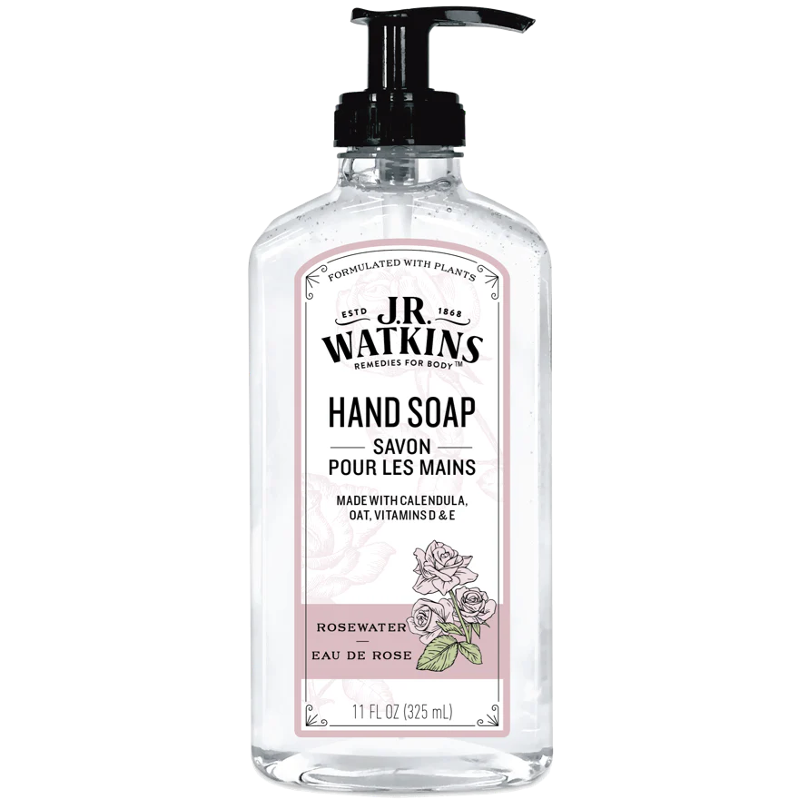 J.R. Watkins   Hand Soap Rosewater 325ml