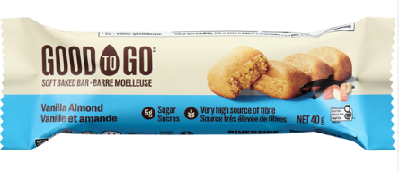 Good To Go   Soft Baked Bars   Vanilla Almond Soft Baked Bars40G