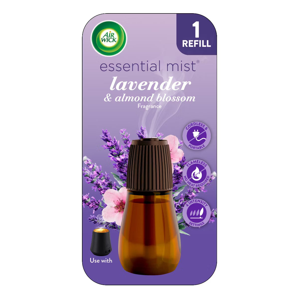 AIRWICK ESSENTIAL REFILL LAVENDER & ALMOND 20ML pack of 6