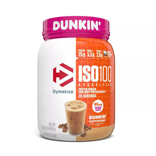 Dymatize ISO100 | Dunkin' Cappuccino | 20 Servings