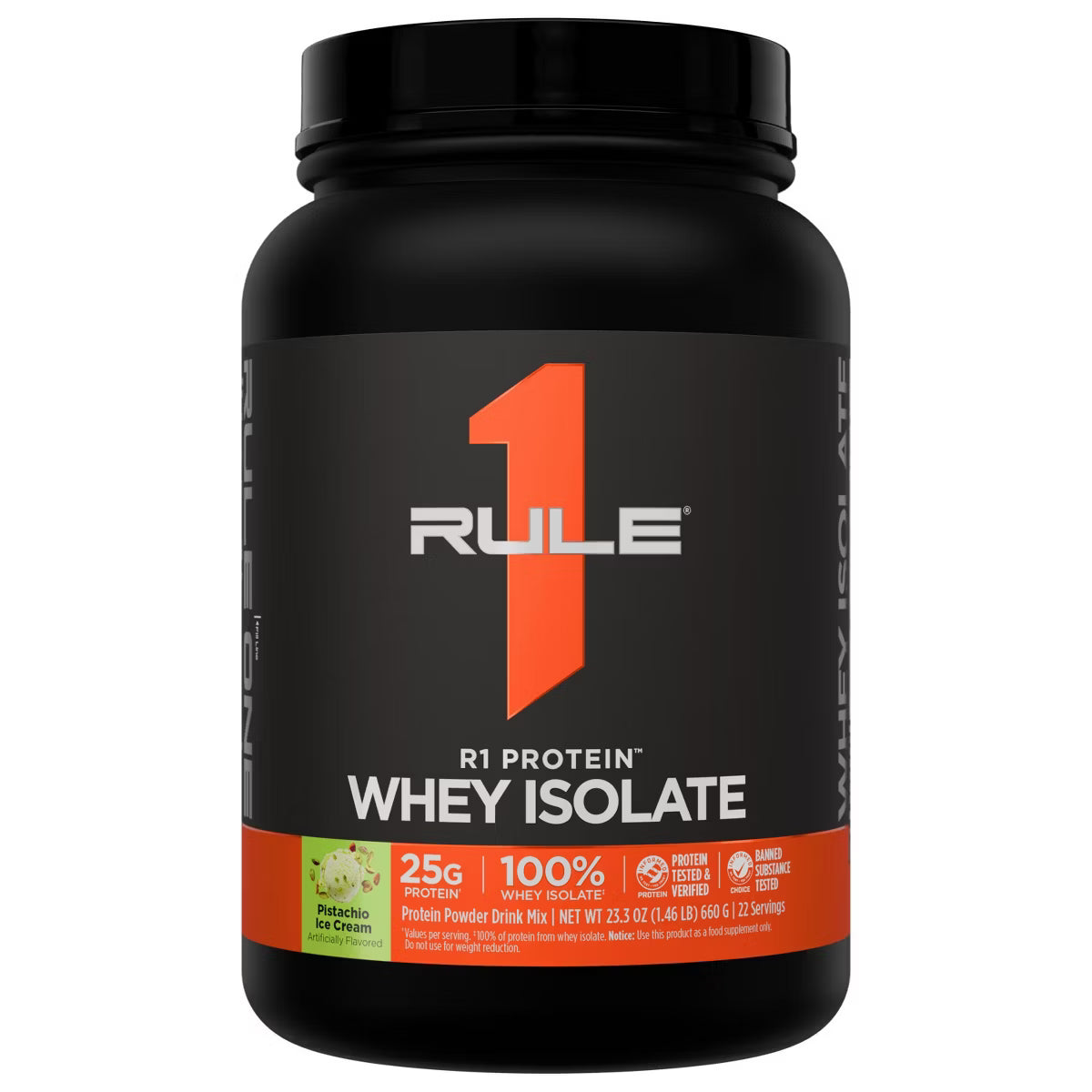RULE 1 - R1 PROTEIN ISOLATE - 1.5lbs - PISTACHIO ICE CREAM
