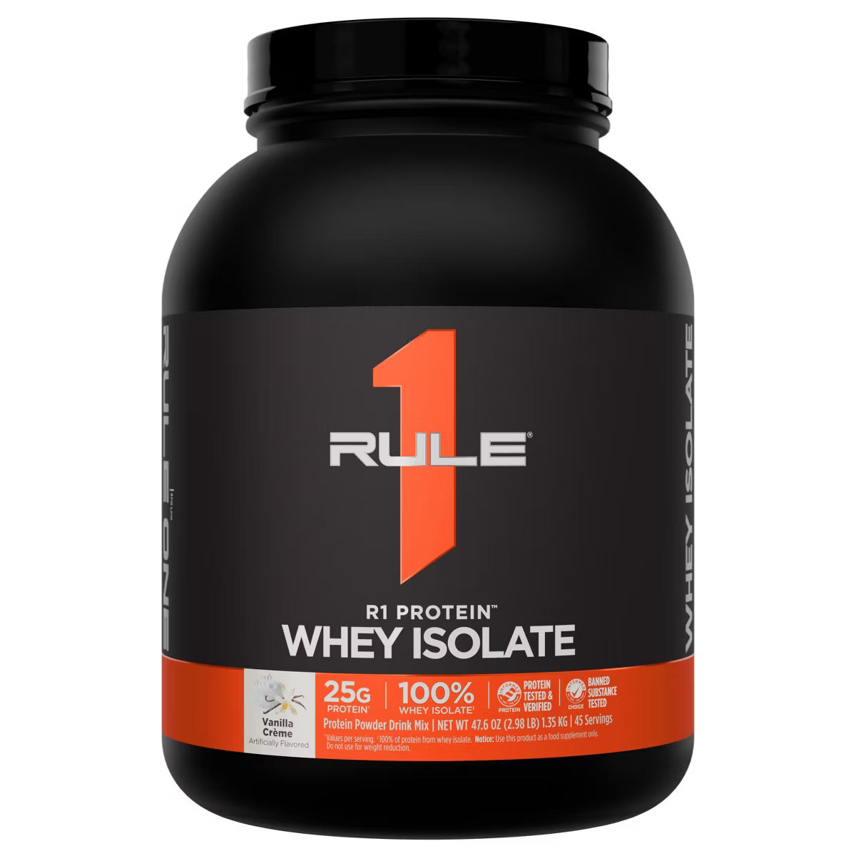 RULE 1 - R1 PROTEIN ISOLATE - 3lbs - VANILLA CREME