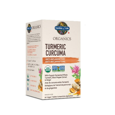 Garden of Life - Organics Turmeric   - 60 CT