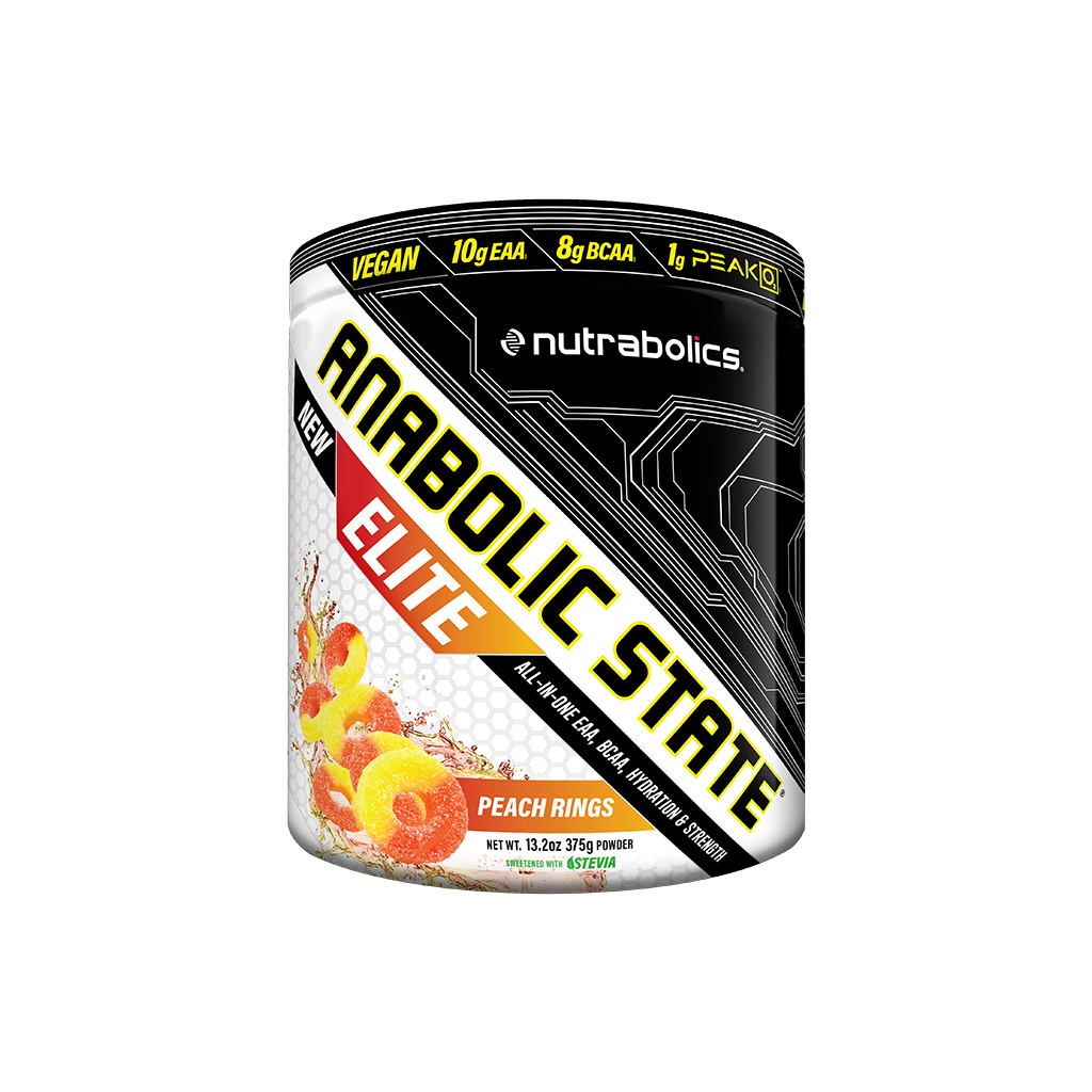 NUTRABOLICS   ANABOLIC STATE ELITE   21srv   PEACH RINGS
