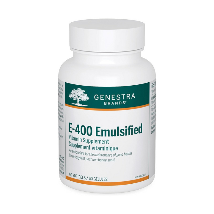 Genestra Brands E-400 Emulsified 60 softgels 