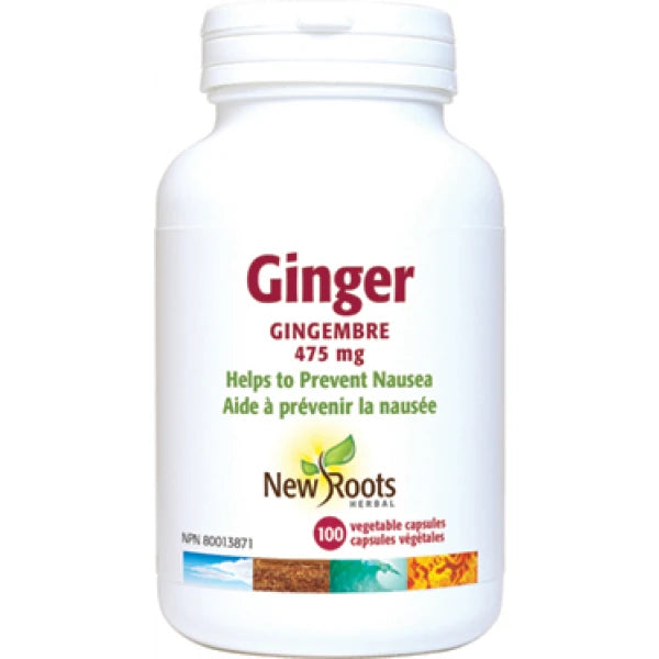 NEW ROOTS    Ginger 475 mg    100 capsules