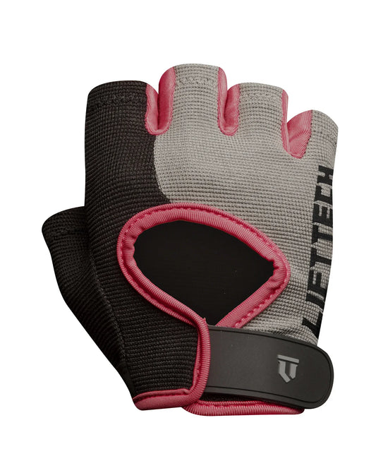 LIFT TECH FITNESS   WOMEN'S CLASSIC GLOVE   PINK / BLACK / GRAY   M