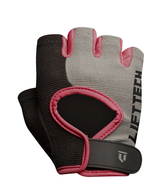 LIFT TECH FITNESS   WOMEN'S CLASSIC GLOVE   PINK / BLACK / GRAY   S