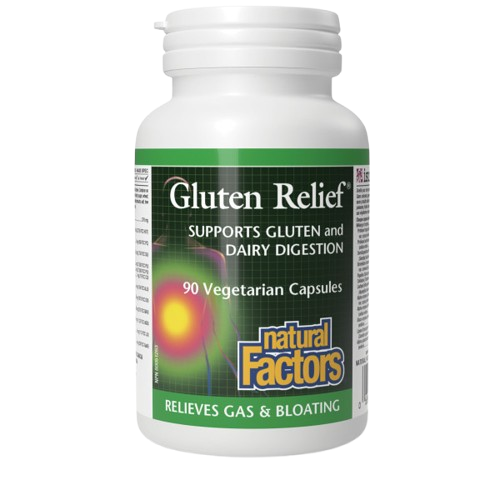Natural Factors   Gluten Relief®   90 vcapsvcaps