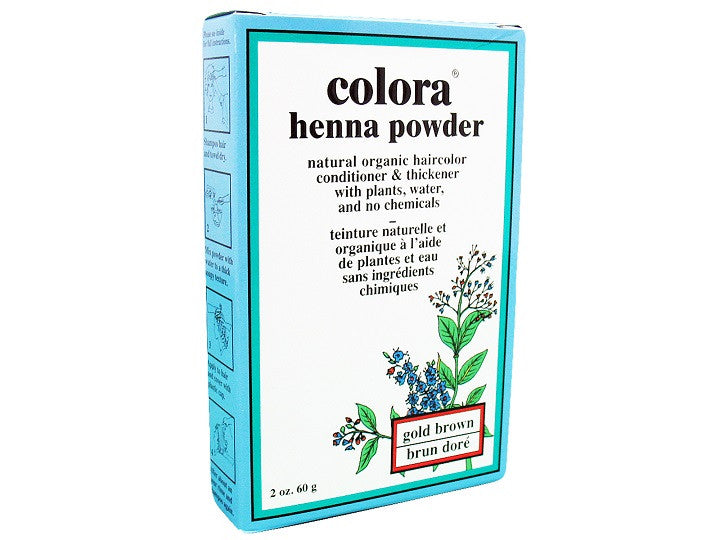 COLORA   COLORA HENNA POWDER, GOLD BROWN, 60g