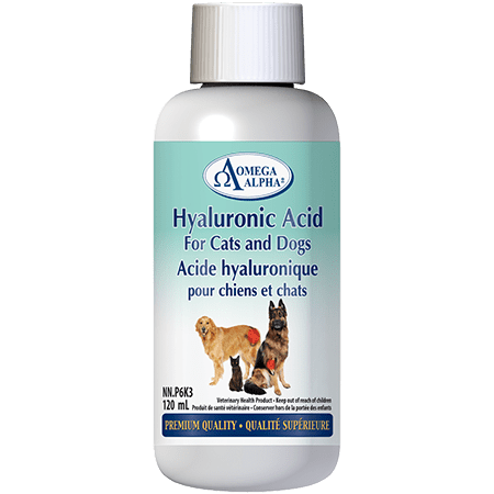 Omega Alpha   Hyaluronic Acid for Cats and Dogs
   120 mL