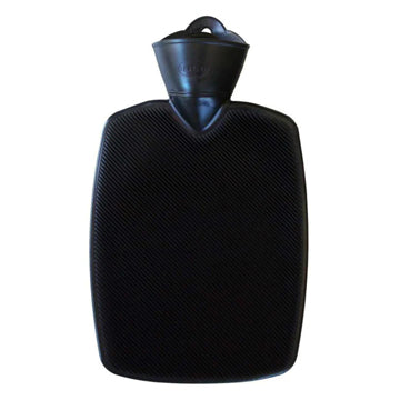HUGO FROSCH   HOT WATER BOTTLE, 1.8L, BLACK