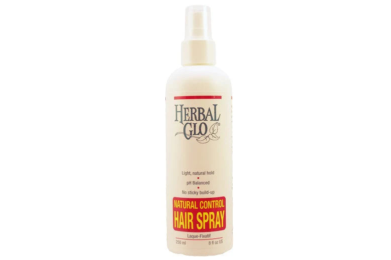HERBAL GLO   NATURAL CONTROL HAIRSPRAY, 250ml
