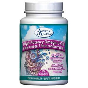 Omega Alpha   High Potency Omega-3 Oil   100 sgel