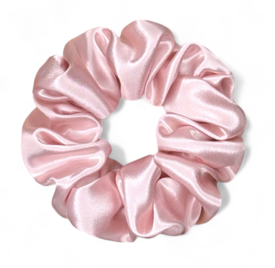 HoneyLux   Organic Silk Scrunchie Regular - PINK