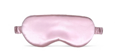 HoneyLux   Organic Silk Sleep Mask - PINK