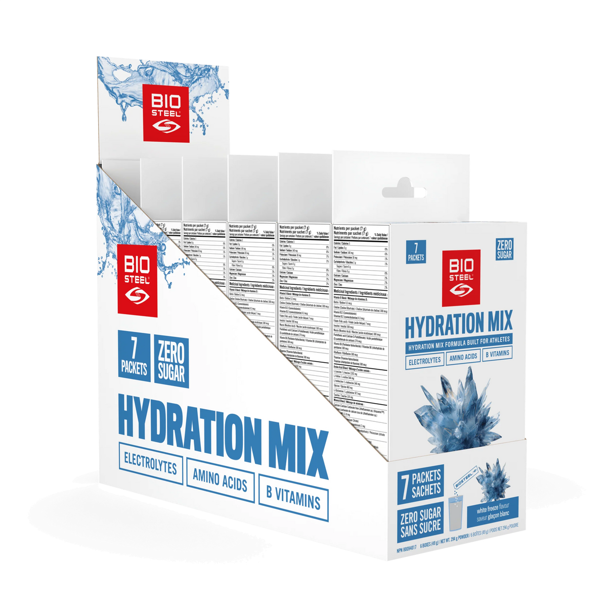 BioSteel - Hydration Mix White Freeze 7pk 49g (Case of 6)