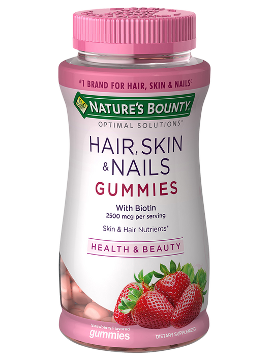 NATURE'S BOUNTY HAIR&NAILS CAPS GUMMIES     80CT