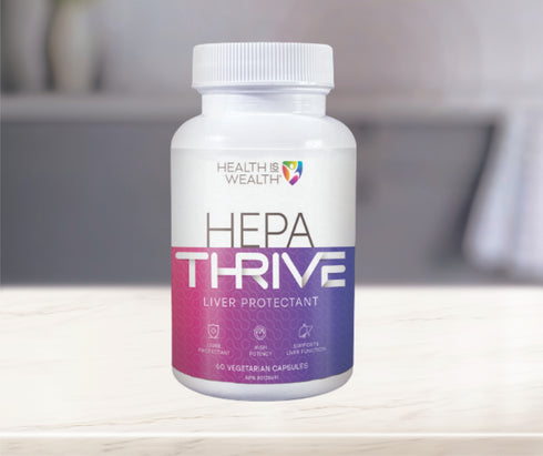 HEALTH IS WEALTH   HepaTHRIVE Organic Liver Protectant   60 Vegetarian Capsules