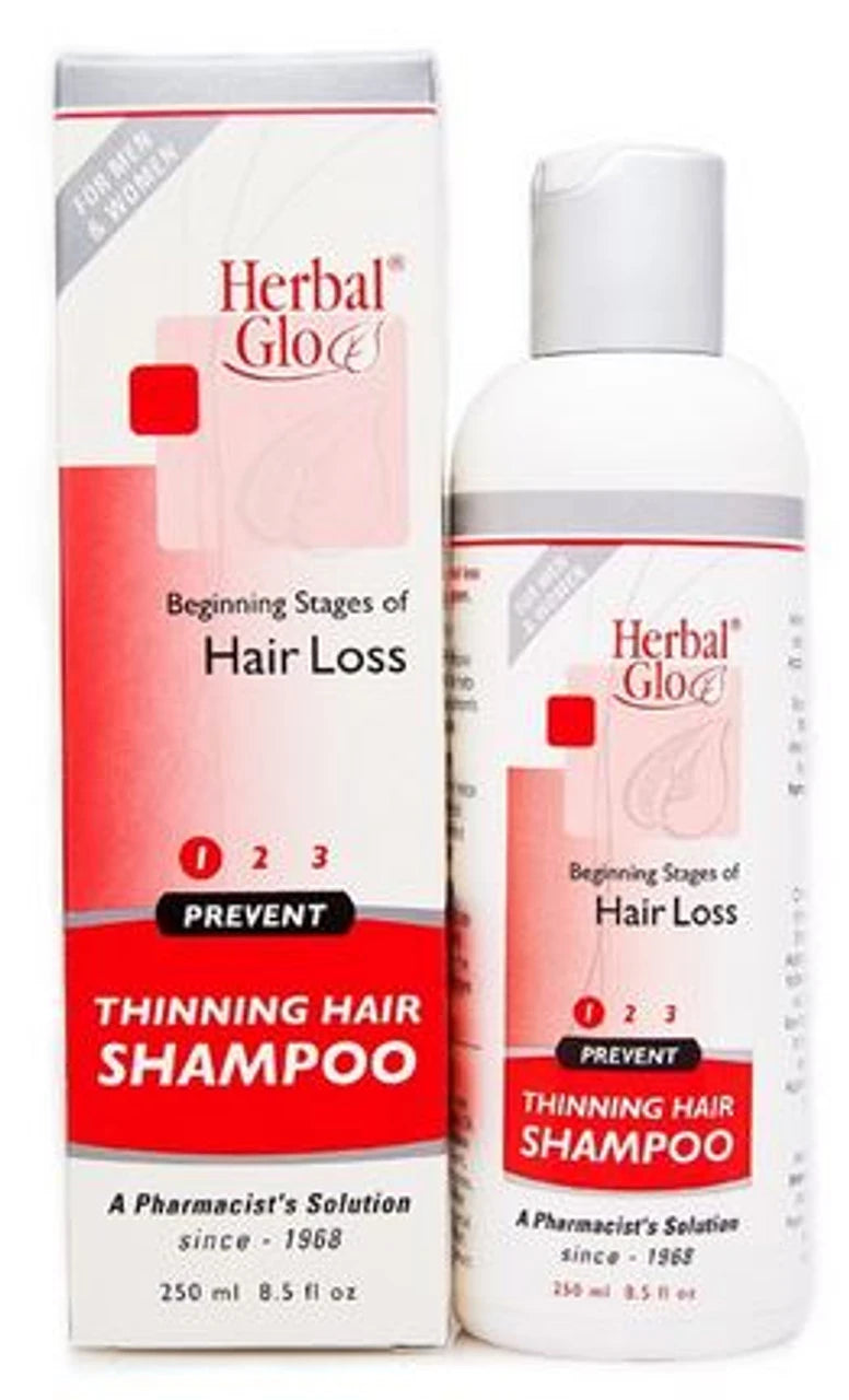 HERBAL GLO   PREVENT THINNING HAIR SHAMPOO