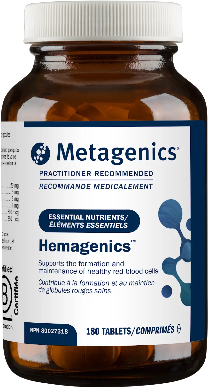 Metagenics Hemagenics 180 T   180Tablets