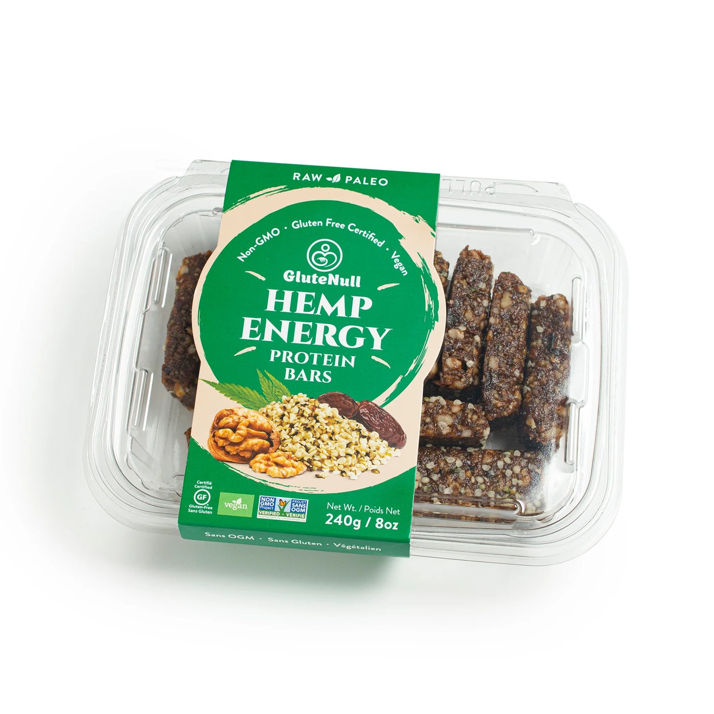 GLUTENULL    Raw Hemp Energy Bar,240g
