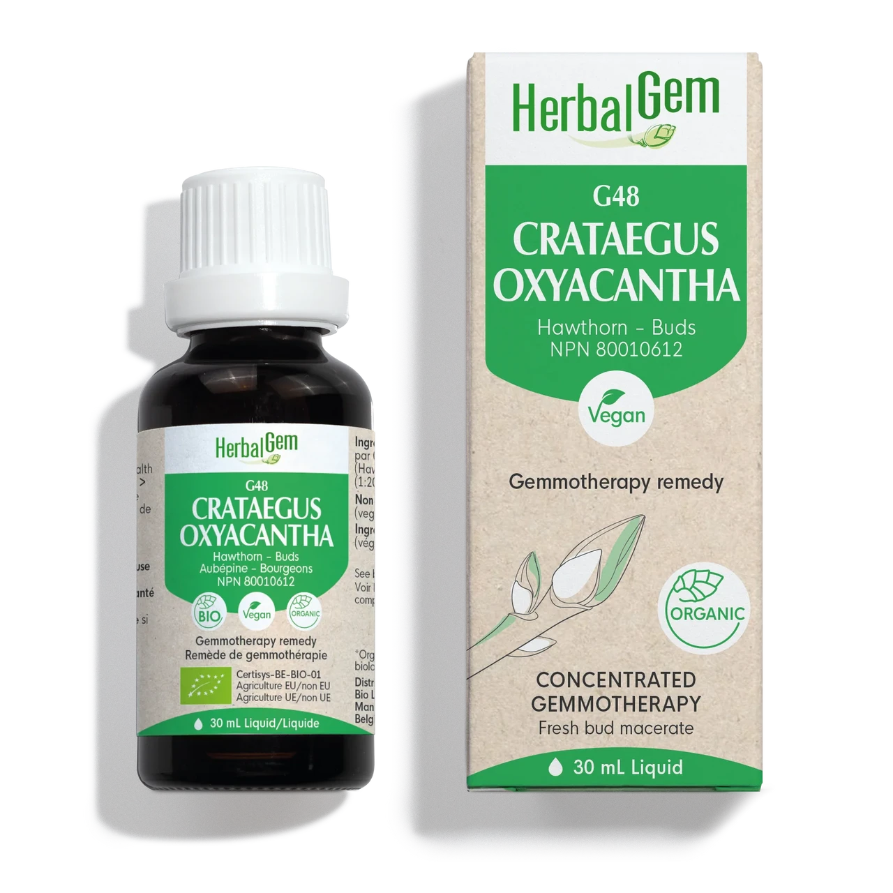 HerbalGem  Crataegus oxyacantha  30 ml