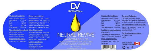 Neural Revive  - HARP SEAL OIL 2,777 mg - 150ml