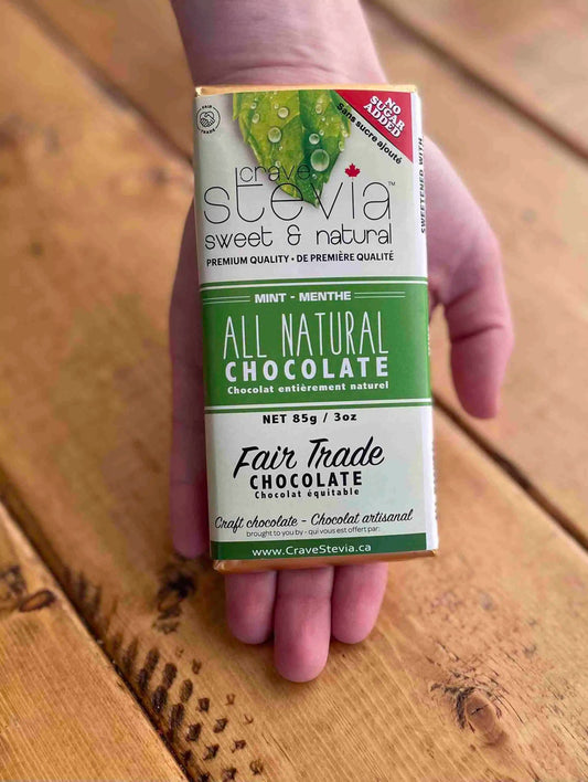 CRAVE STEVIA Mint Chocolate, 85g /12bars