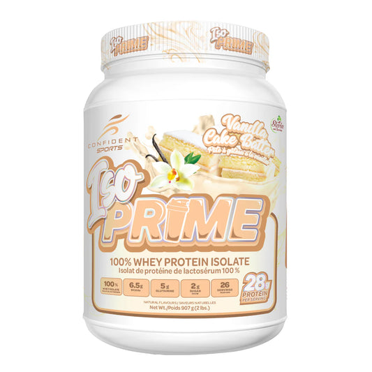 Confident Sports - Iso Prime - 100% Whey Protein Isolate - Vanilla Cake Batter