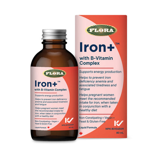 Flora_Iron+ with B-Vitamin Complex Liquid formula_80 mL