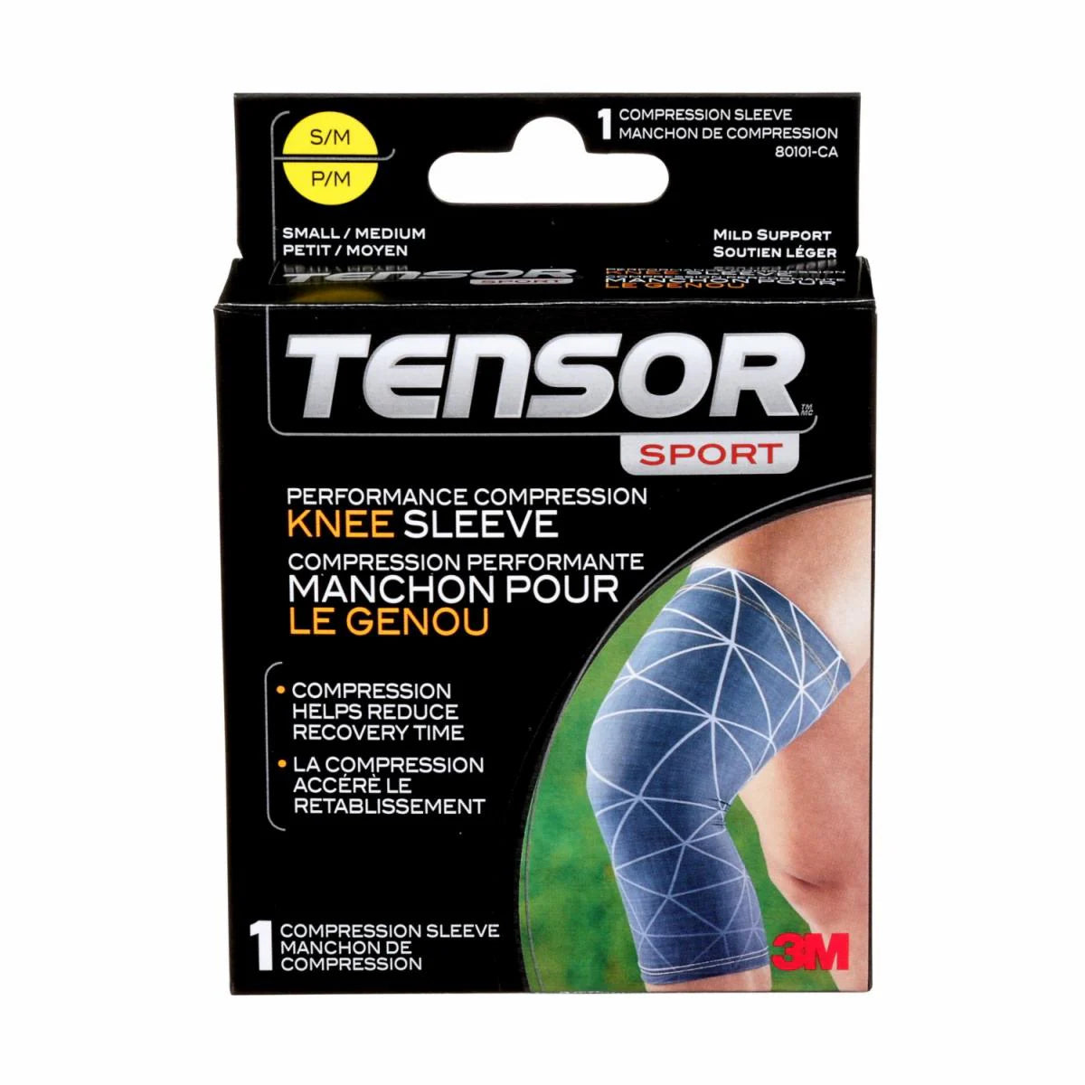TENSOR SPORT COMPRESSION SLEEVE KNEE SM