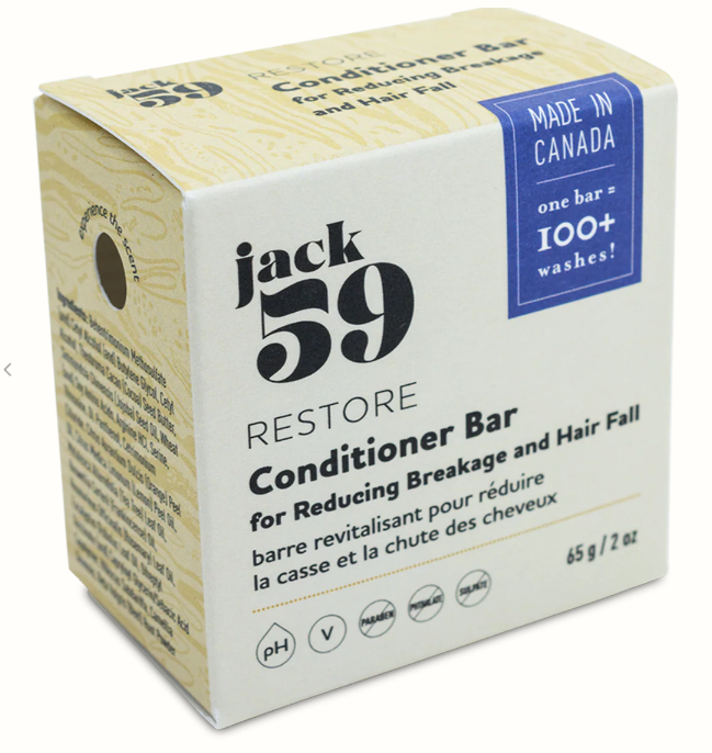 Jack59   RESTORE Conditioner Bar for weak or damaged hair