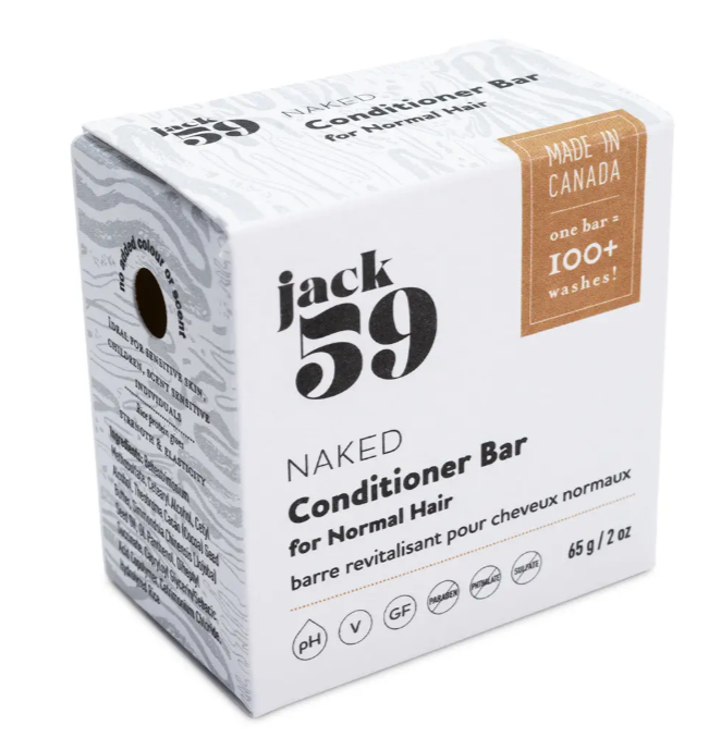Jack59   NAKED UNSCENTED Conditioner Bar for normal hair