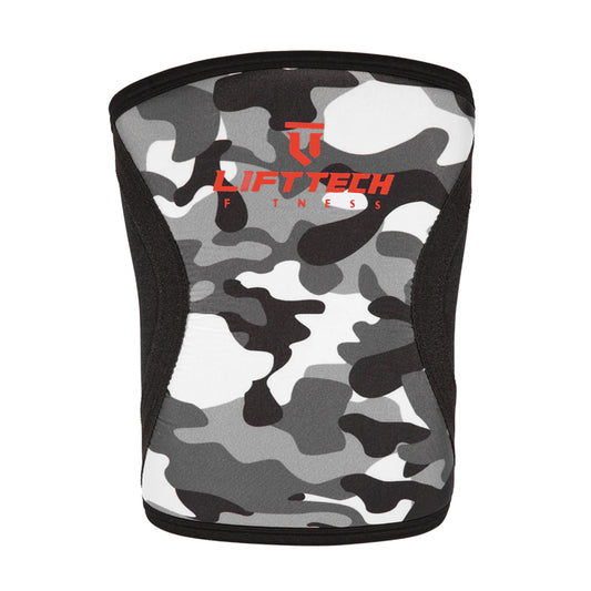 LIFT TECH FITNESS   COMP 7MM KNEE SLEEVES   CAMO   XL