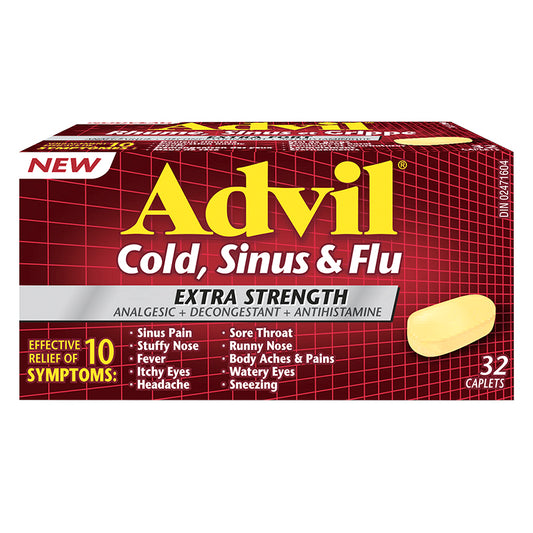 ADVIL COLD SINUS & FLU XST CAPS 32 CAPSULE