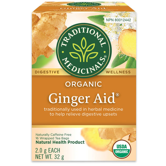 Traditional Medicinals   Herbal Teas   Ginger Aid16CT